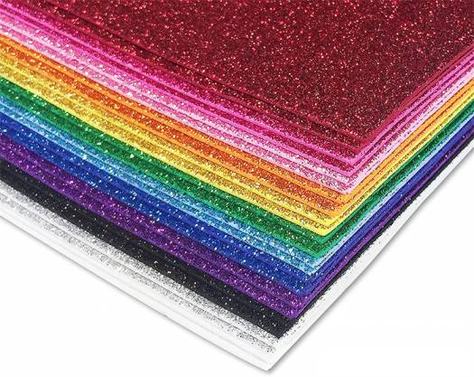 Glitter Colorful Foam Roll Craft Diy Projects Assorted Colors Eva Foam Paper Sheets For Arts And Crafts